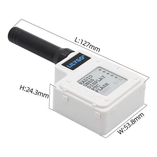 Módulo Inalámbrico Lilygo T-echo Lora Sx1262, 915 Mhz, Ttgo