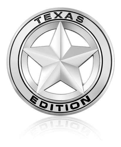 Emblema 3d Texas Edition Escudo Americano Truck 4x4 Off Road