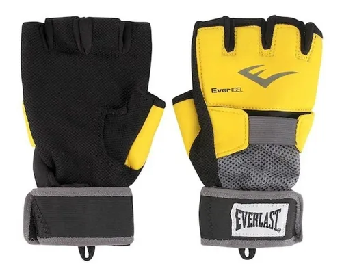 Sub Luva Evergel Bandagem Gel Everlast Amarela Hand Wraps