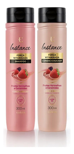 Shampoo + Condicionador Instance Frutas Vermelhas Eudora