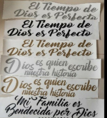 Reloj De Pared 3d Tamaño Grande + Frase En Vinilo