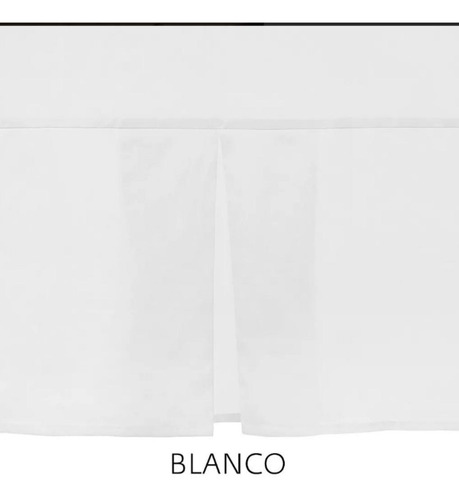 Cubre Somier Queen 160 Cm Blanco De Microfibra