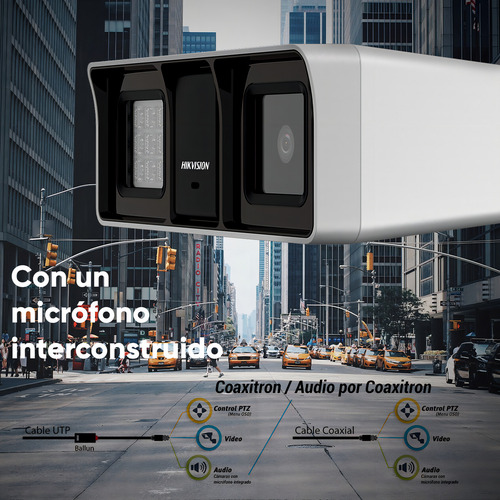 Hikvision Kit De 4 Cámaras De Seguridad Con Micrófono Integrado Bala Turbohd 2mp Dual Light Exterior Ip67 + Dvr 8mp 4 Canales Turbohd + 4 Canales Ip + 1tb Hdd Modelo Ids2ce18d0t-plus-sc+1tb
