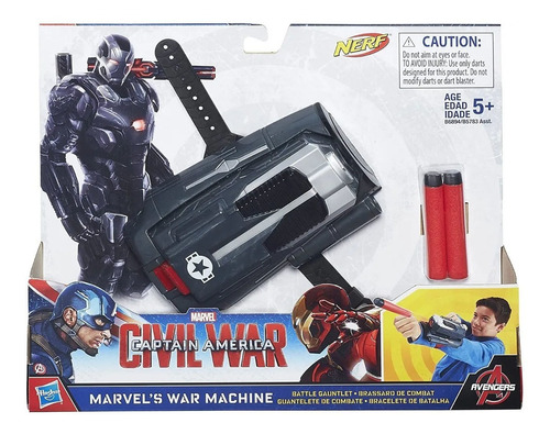 Nerf Iron Man Muñequera Pistola Armadura Brazo Hasbro Full