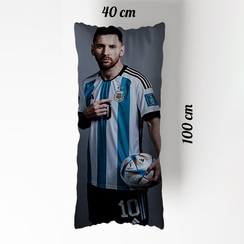 Almohadon Messi El Grande De 100 Cm - Ideal Para Abrazar