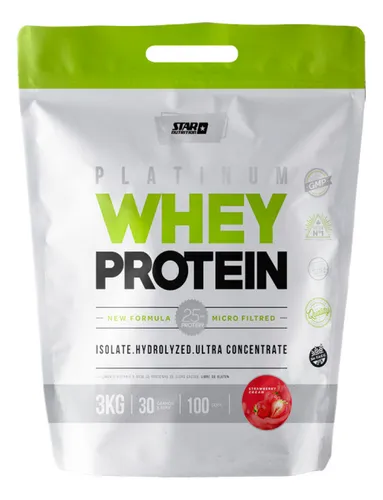 Suplemento en polvo Star Nutrition Proteínas sabor frutilla x 3kg
