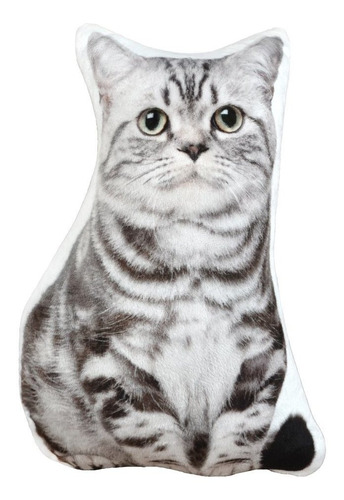 Peluche Jwh 3d Animal Cat Shape Almohadas Decorativas C Ccj4 