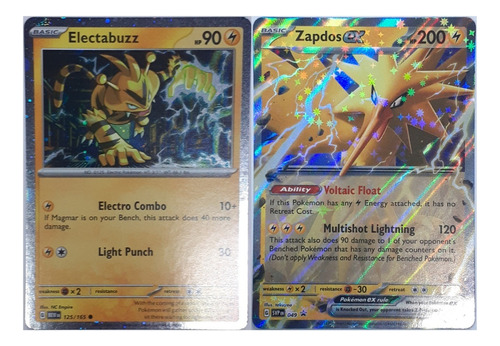 Zapdos 049 Electabuzz 125 151 Pokémon Tcg 