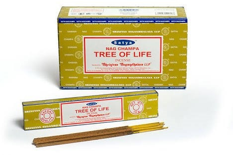 Incenso Satya Tree Of Life Massala Com 12cx De 15gr