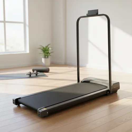 Esteira KNakasaki Motorizada Dobrável Cor Preta