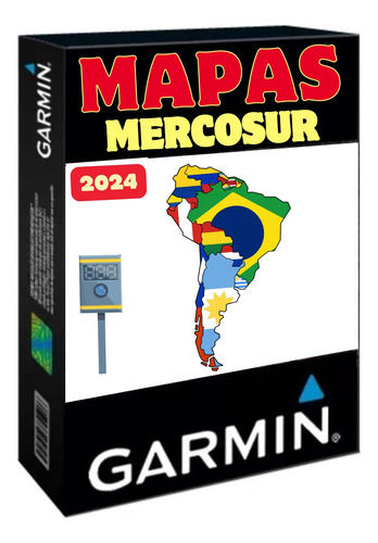 Mapas Mercosur Garmin - Versión 2024 + Alerta Radares