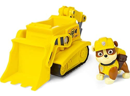 Paw Patrol, Vehiculo Excavadora De Escombros Con Figura Cole