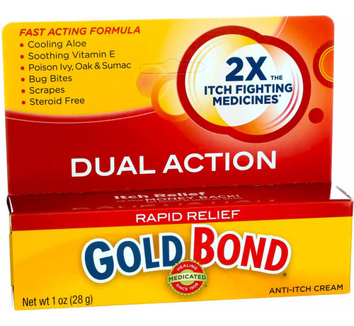 Gold Bond Crema Rapida Para Aliviar La Picazon Pack X 3