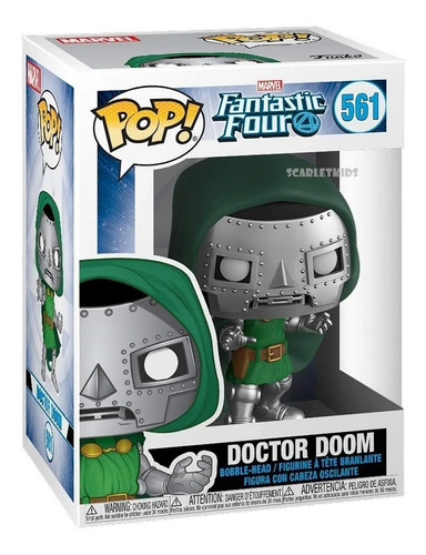 Funko Pop Los 4 Fantasticos Doctor Doom 561 Orig Scarletkids