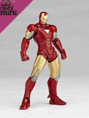 Iron Man 2 Mk 6 Micro Yamaguchi Revol Mini Jp Marvel 11.5cm