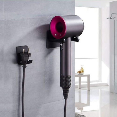 Soporte De Pared Para Secador De Pelo Compatible Con Secador