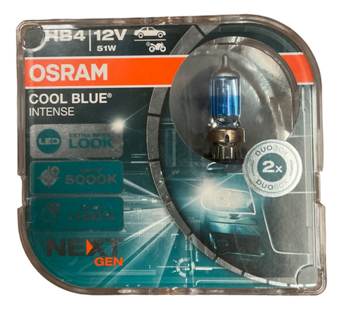 Focos Osram 9006 Hb4 12v 51w Cool Blue Intense Next Gen
