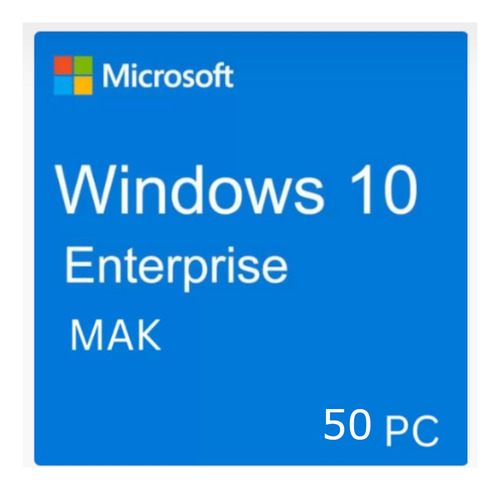 Microsoft Windows 10/11 Enterprise Mak Key 50 Pc