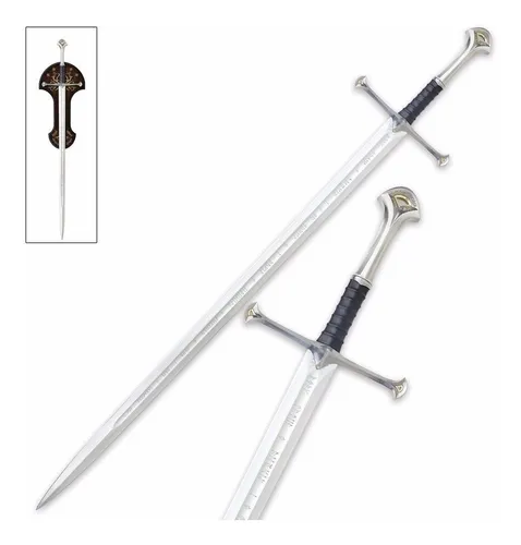 Espada Señor De Los Anillos Aragorn Anduril Full Tang Filo