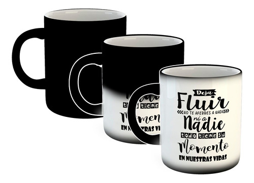 Taza Magica Frases Deja Fluir No Te Aferres A Nada