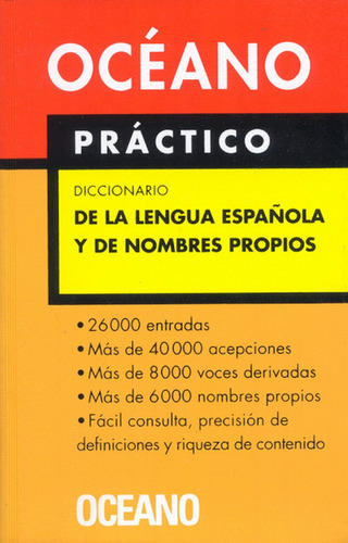 Diccionario Práctico Lengua Española Y Nombres Propios Editorial Océano