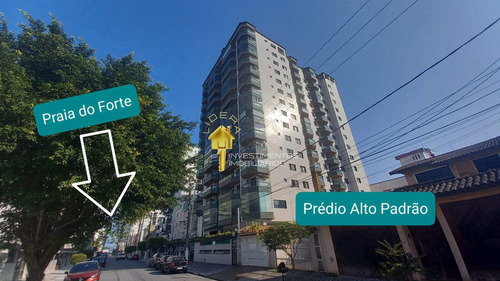 Imagem 2 de 30 de Apartamento Com 3 Dorms, Canto Do Forte, Praia Grande - R$ 599 Mil, Cod: 286 - V286