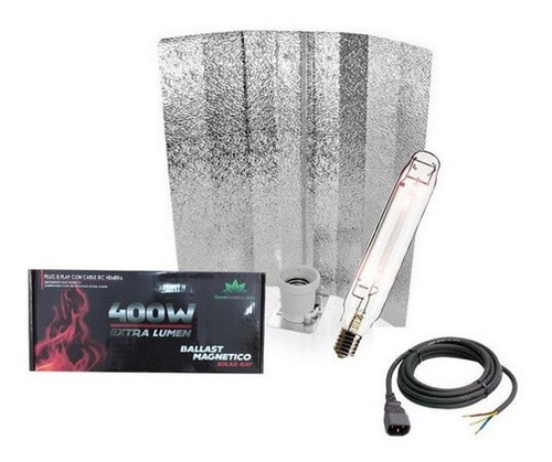 Kit Iluminacion Indoor 400w Grow Genetics