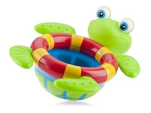 Imagen 4 de 8 de Juego De Agua Para La Bañera Bebe Nuby Tortuga Para El Baño