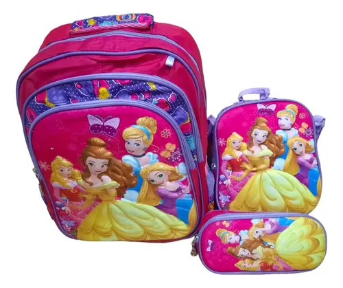 Combo Mochila Con Luz + Lonchera + Lapicera Primaria Niñas | Meses sin ...