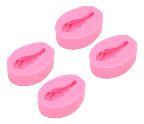 Molde De Silicona Para Tartas, 4 Unidades, Con Forma De Baqu