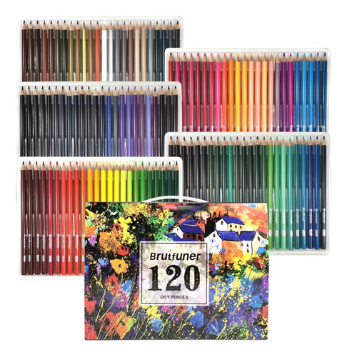 Lapices De Colores Para Colorear 120 Colores Alta Calidad