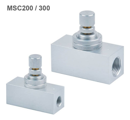 Regulador De Caudal 3/8 (pack 2 Unid) Mindman Msc300-10a-g