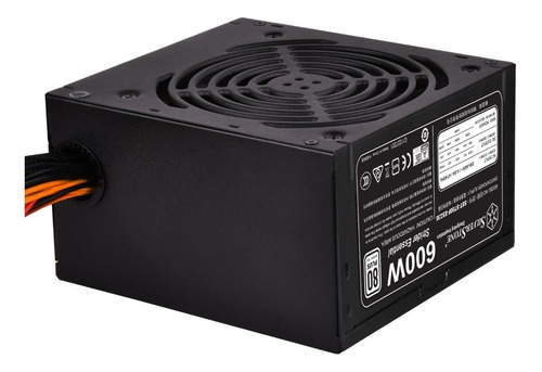 Imagen 5 de 10 de Fuente Silverstone 600w Reales Certificada 80 Plus Calidad!