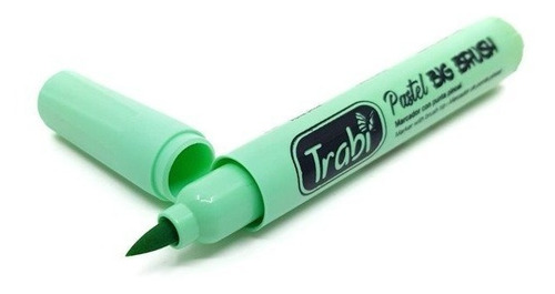 Imagen 4 de 5 de Marcador Punta Pincel Trabi Big Brush Estuche X20