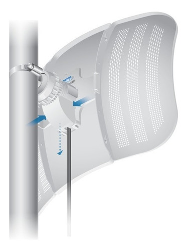 Antena Wifi Exterior Ubiquiti Lbe-m5-23 23dbi 5hz 100mb/s 30