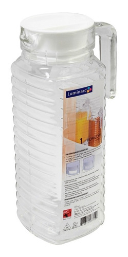 Jarra Luminarc 1.1 Lt Resiste Hasta 70 C°