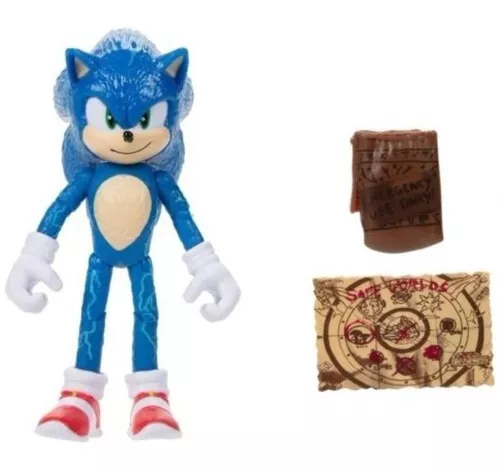 Boneco Sonic Calssic Original Importado Articulado 11 Cm