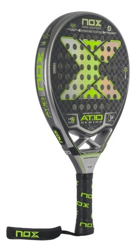 Paleta De Pádel Nox At10 Genius Arena 2021 Color Gris/verde
