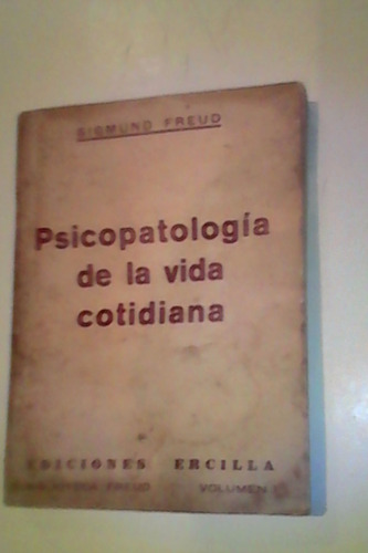 Psicopatologia De La Vida Cotidiana S Freud Zona Caballito