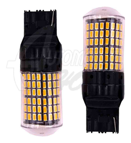 Lâmpada Pingo T20 Dois Polos 144 Leds Smd Amarelo 360o Un