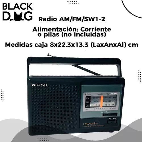 RADIO PORTATIL XION AM / FM XI-RA10-SLV