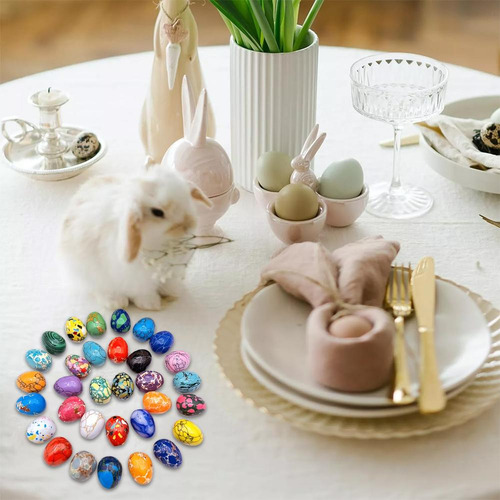10 Minihuevos De Pascua Decorativos Para Fiestas Hechas A Ma