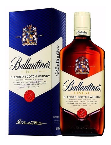 Whisky Ballantines X 750ml. Con Estuche. Envíos! 