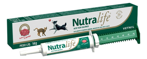 Nutralife Suplemento Calórico Jeringa Perros Y Gatos 14 Gr