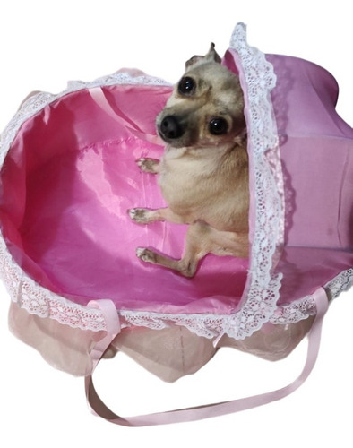 Cama Para Perro Tipo Moises, Elegante Comoda Colores 1 Pieza