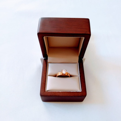 Nuevo 1b plegable estuche box estuche para anillos anillo estuche caja de regalo para anillos de compromiso azul 