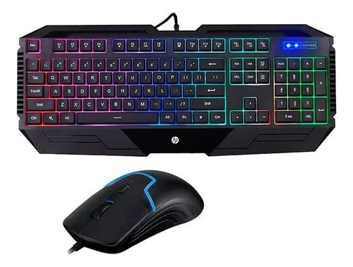 Kit Combo Gaming Teclado Mouse Hp Gk1100