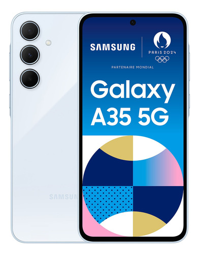 Samsung Galaxy A35 5g (256x8) Celeste - 6 Cuotas Sin Interes