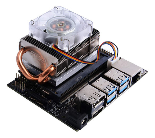 Enfriador Para Cpu Geeekpi | 5 V Pwm, Led | Jetson Nano