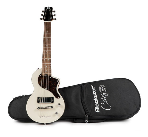 Blackstar Carry On Travel Guitarra Electrica Viajera Funda Color Blanco Material Del Diapasón Palo De Rosa Orientación De La Mano Diestro